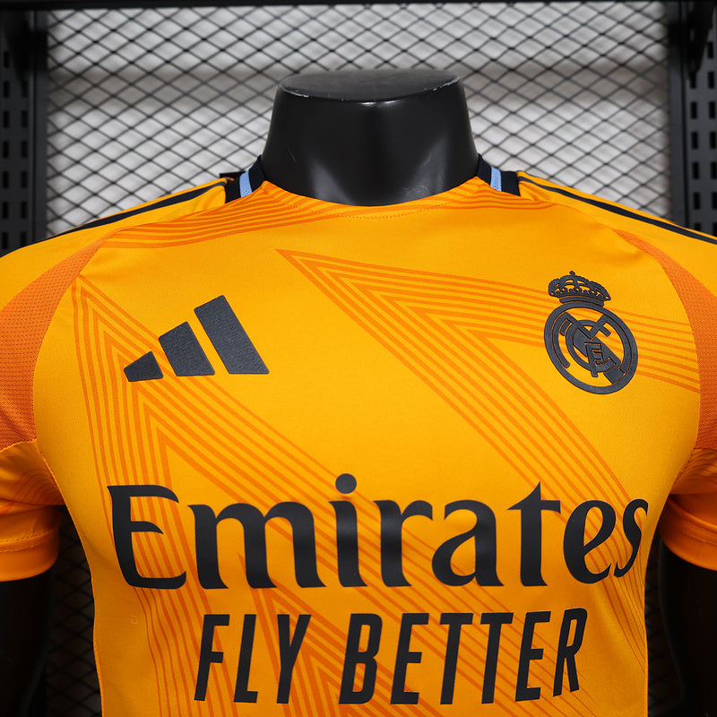 Camisa Real Madrid ll 2024/25 Laranja - Modelo Jogador