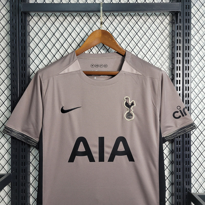 Camisa Tottenham lll 2023/24 Marrom - Modelo Torcedor