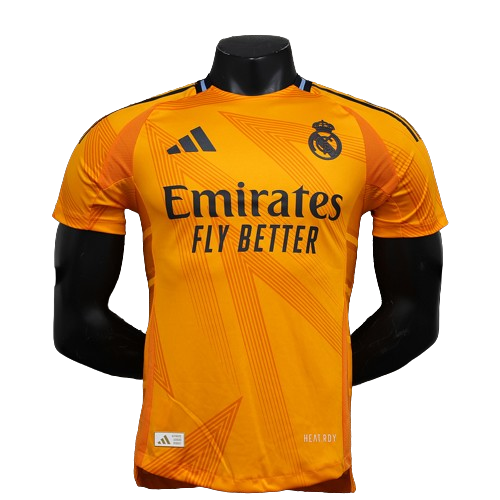 Camisa Real Madrid ll 2024/25 Laranja - Modelo Jogador