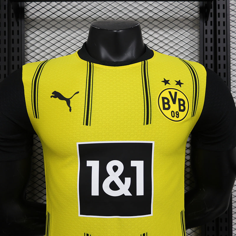 Camisa Borussia Dortmund l 2024/25 Amarela e Preta - Modelo Jogador