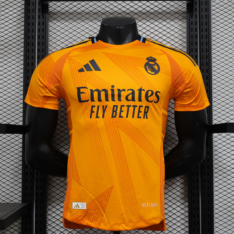 Camisa Real Madrid ll 2024/25 Laranja - Modelo Jogador