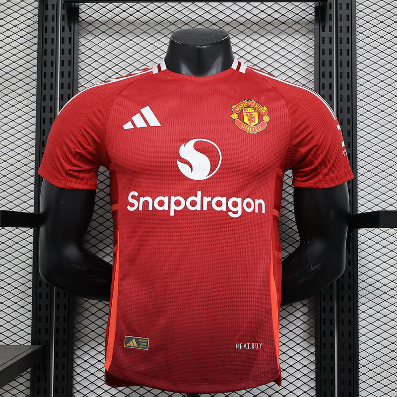 Camisa Manchester United l 2024/25 Vermelha - Modelo Jogador