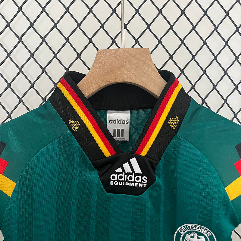 Conjunto Retrô Infantil Seleção Alemanha ll 1992 - Modelo Torcedor