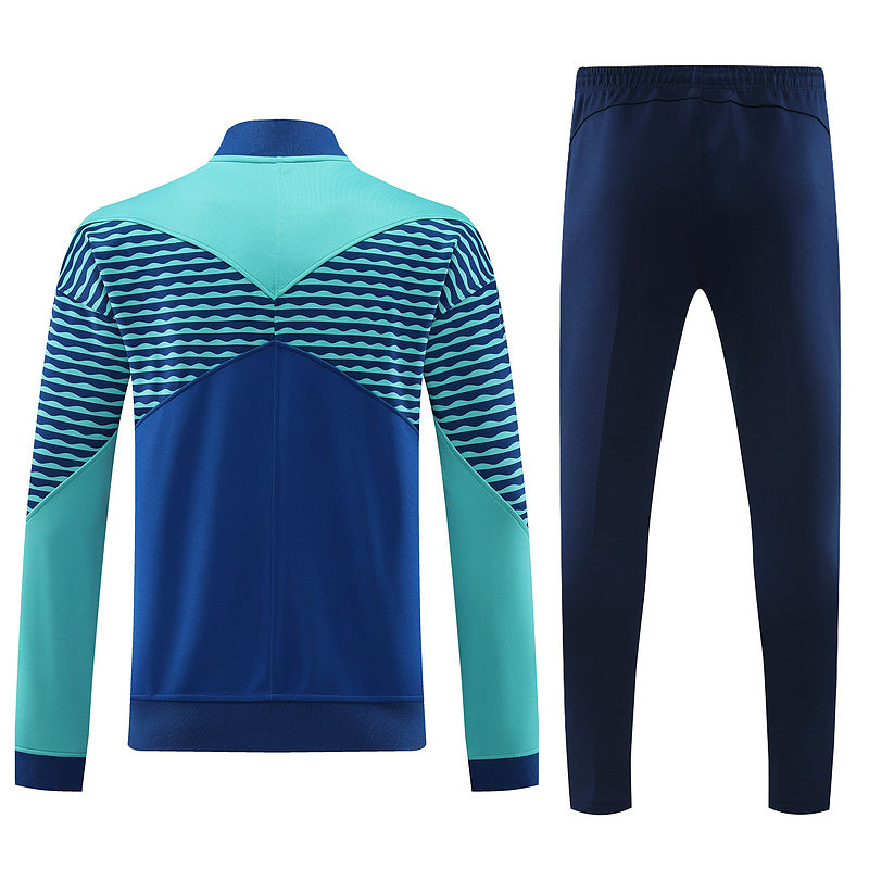 Conjunto de Frio Seleção Brasil 2024/25 Azul - Viagem