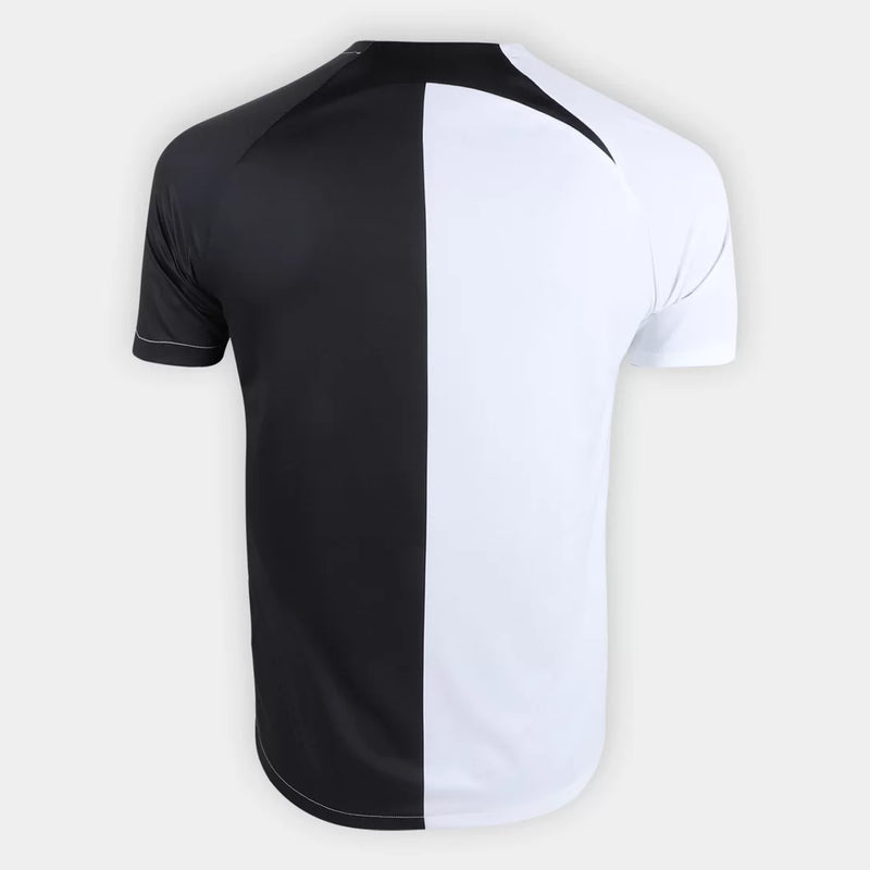 Camisa Corinthians Pré Jogo 2023/24 Branca e Preta - Modelo Torcedor