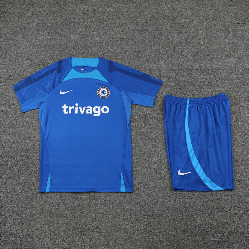 Conjunto Manga Chelsea Treino - Modelo Torcedor