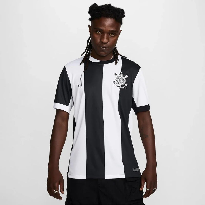 Camisa Corinthians lll 2024/25 Branca e Preta - Versão Jogador