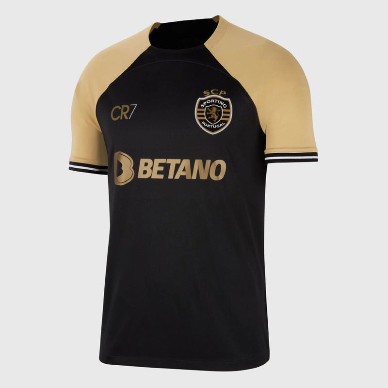 Camisa Sporting CR7 2023/24 Preta - Modelo Torcedor