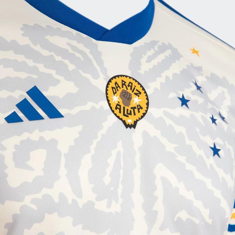 Camisa Cruzeiro Consciência Negra 2023/24 Branca - Modelo Torcedor