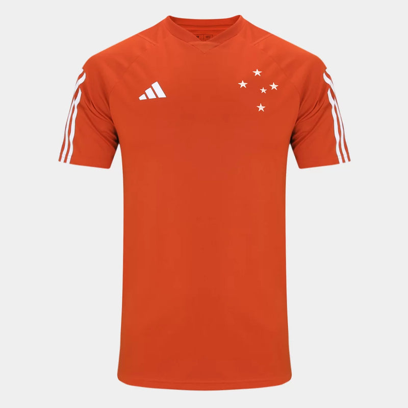 Camisa Cruzeiro Treino 2024/25 Laranja - Modelo Torcedor