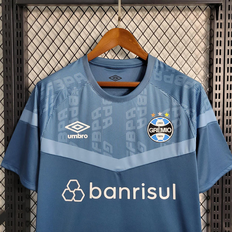 Camisa Grêmio Treino 2023/24 Azul  - Modelo Torcedor