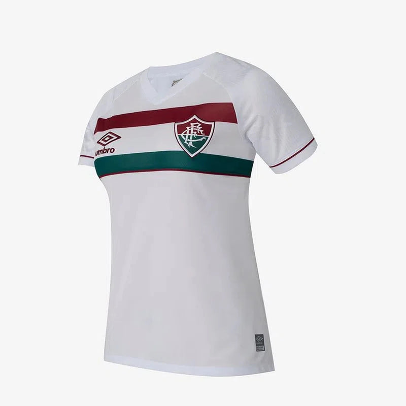 Camisa Feminina Fluminense ll 2023/24 Branca - Modelo Baby Look