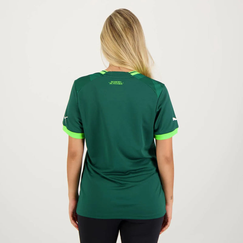 Camisa Feminina Palmeiras l 2023/24 Verde - Modelo Baby Look