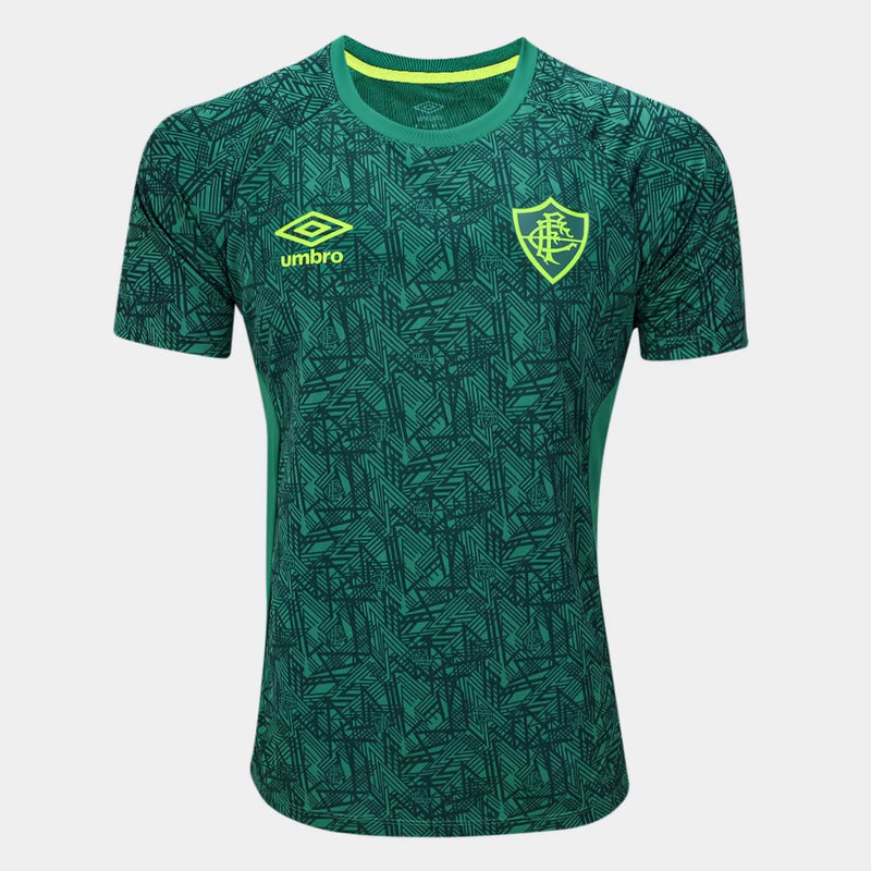 Camisa Fluminense Treino 2024/25 Verde - Modelo Torcedor