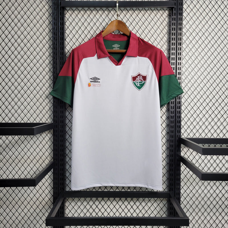 Camisa Fluminense Viagem 2023/24 Branca - Modelo Torcedor