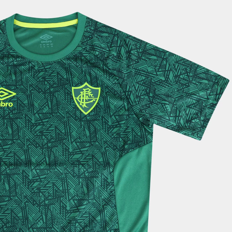 Camisa Fluminense Treino 2024/25 Verde - Modelo Torcedor