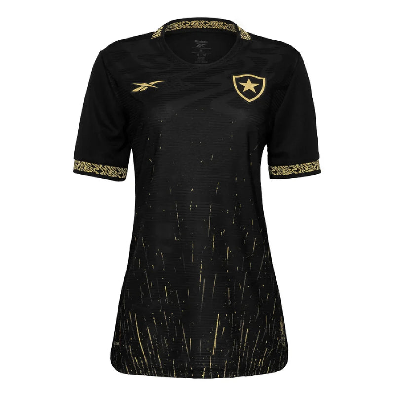 Camisa Feminina Botafogo ll 2024/25 Preta - Modelo Baby Look