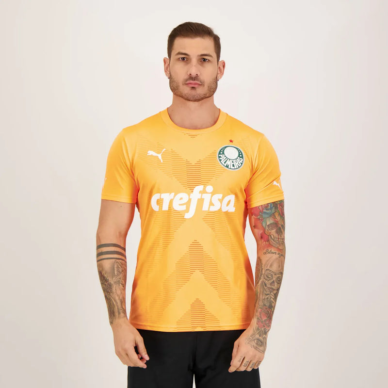 Camisa Palmeiras Goleiro 2023/24 Laranja - Modelo Torcedor