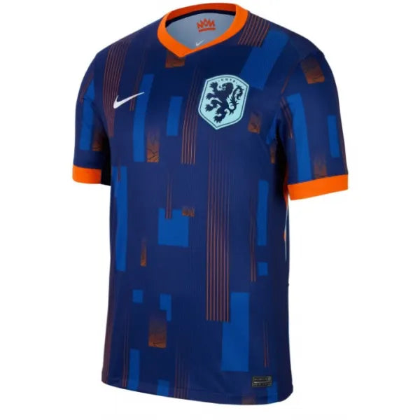 Camisa Seleção Holanda ll 2024 Azul - Modelo Torcedor