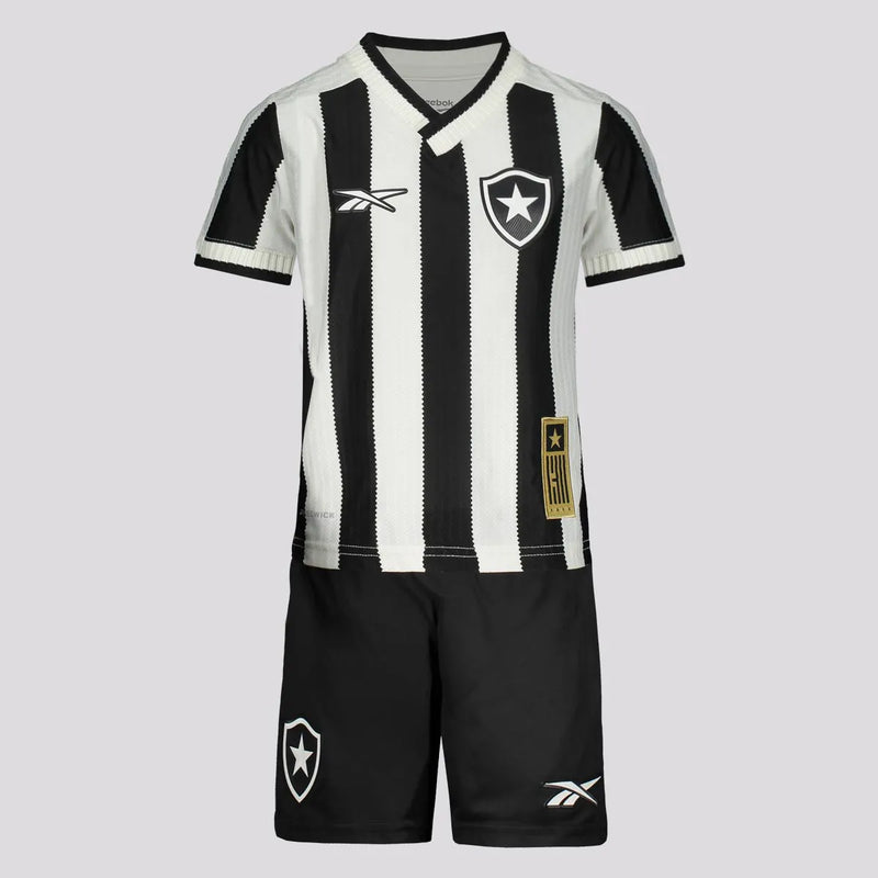 Conjunto Infantil Botafogo l 2024/25 Alvinegro - Modelo Torcedor