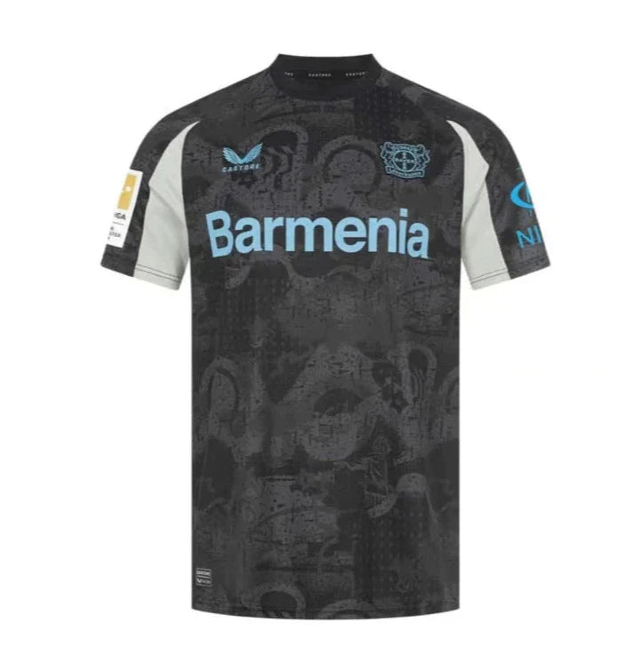 Camisa Bayer Leverkusen lll 2024/25 Cinza - Modelo Torcedor