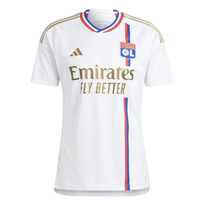 Camisa Lyon l 2023/24 Branca - Modelo Torcedor