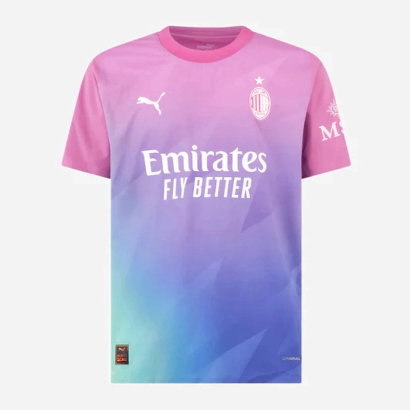 Camisa Milan lll 2023/24 Rosa - Modelo Torcedor