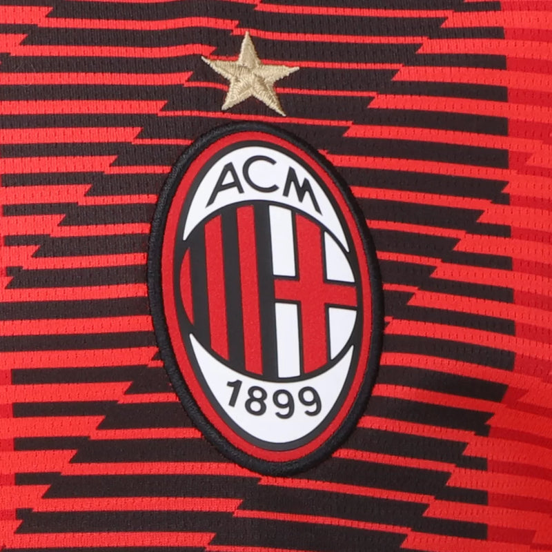 Camisa Milan l 2023/24 Vermelha e Preta - Modelo Torcedor