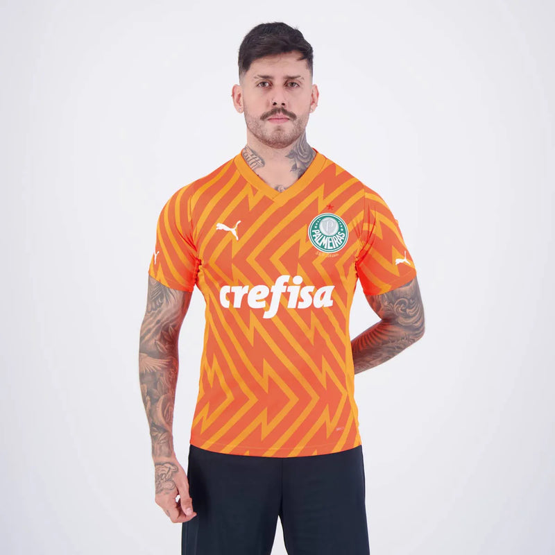 Camisa Palmeiras Goleiro lll 2024/25 Laranja - Modelo Torcedor