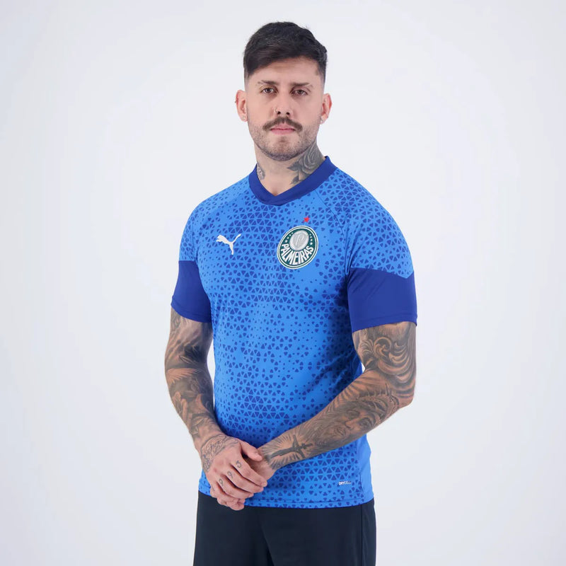 Camisa Palmeiras Treino 2024/25 Azul - Modelo Torcedor