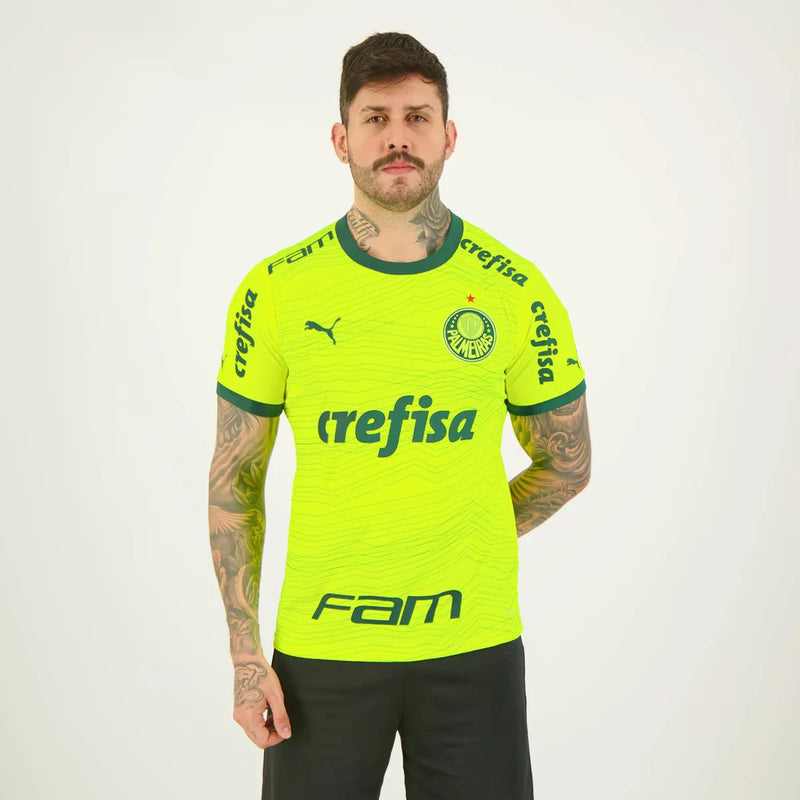 Camisa Palmeiras c/ Patrocínios lll 2023/24 Verde - Modelo Torcedor