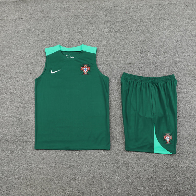 Conjunto Regata Seleção Portugal Treino 2024/25 - Modelo Torcedor