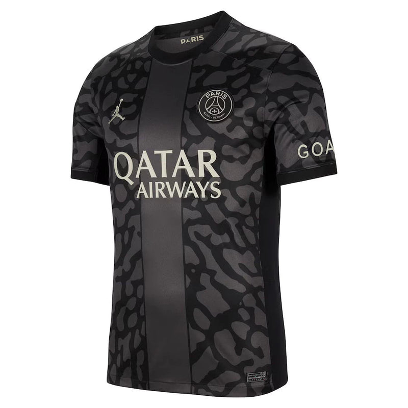 Camisa PSG lll 2023/24 Preta - Modelo Torcedor