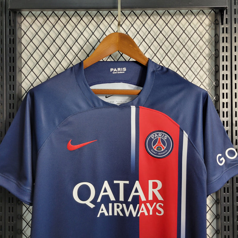 Camisa PSG l 2023/24 Azul - Modelo Torcedor