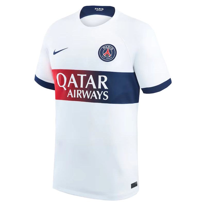 Camisa PSG ll 2023/24 Branca - Modelo Torcedor