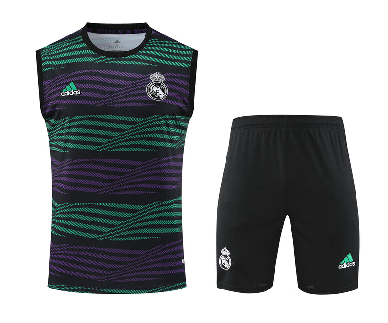 Conjunto Regata Real Madrid Treino - Modelo Torcedor