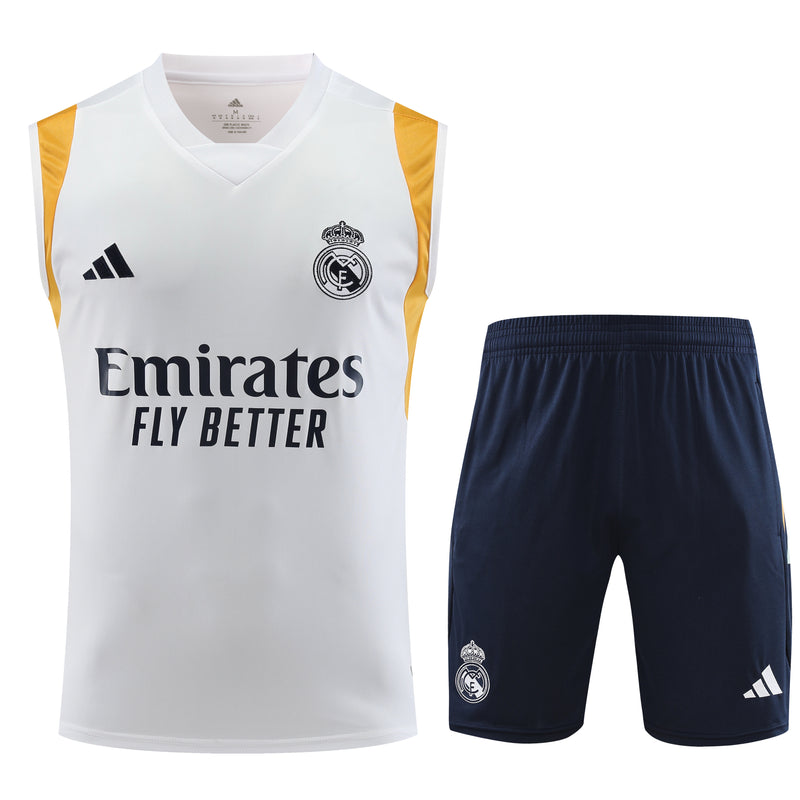 Conjunto Regata Real Madrid Treino - Modelo Torcedor