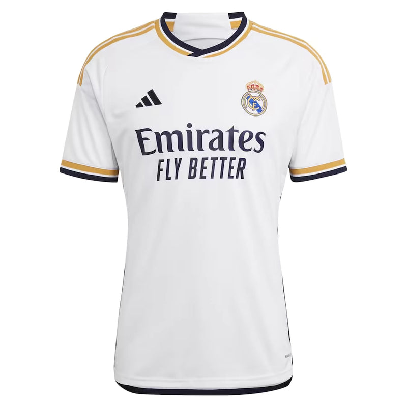 Camisa Real Madrid l 2023/24 Branca - Modelo Torcedor