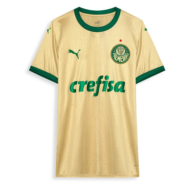 Camisa Palmeiras lll 2024/25 Dourada - Modelo Torcedor