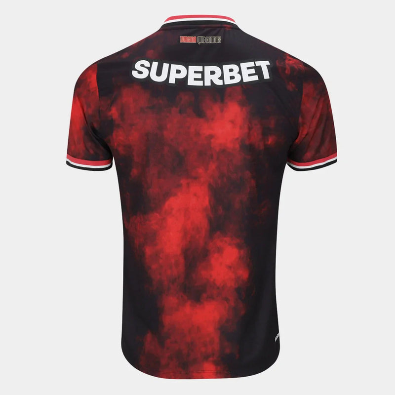 Camisa São Paulo lll 2024/25 Vermelha - Modelo Torcedor