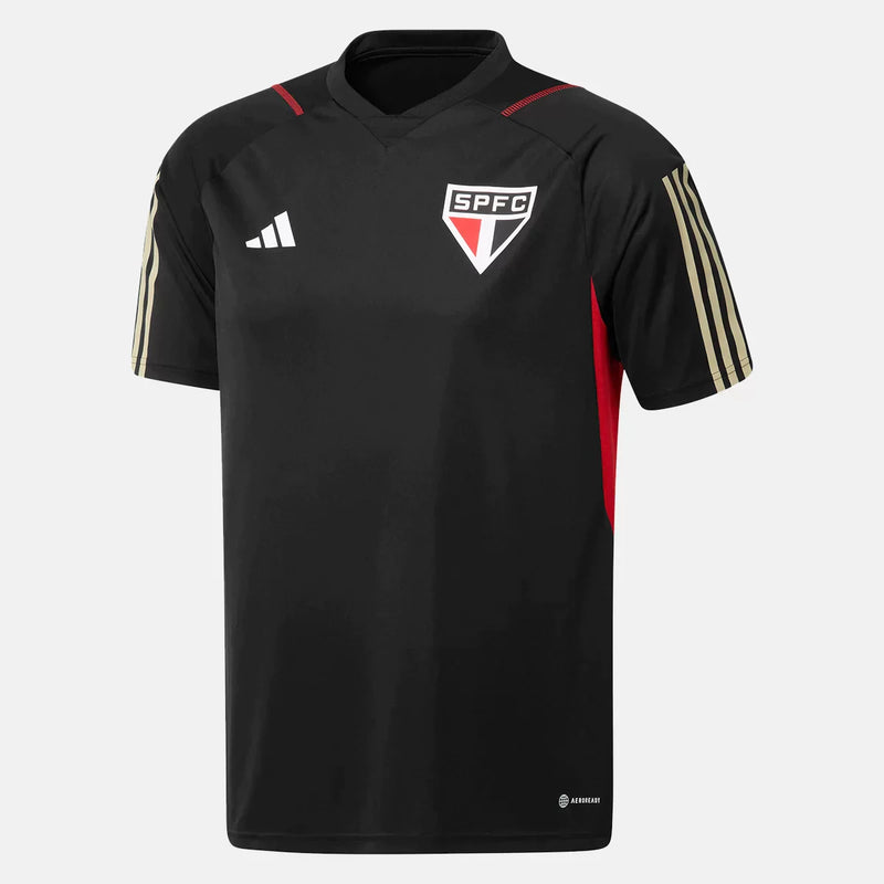 Camisa São Paulo Treino 2023/24 Preta - Modelo Torcedor