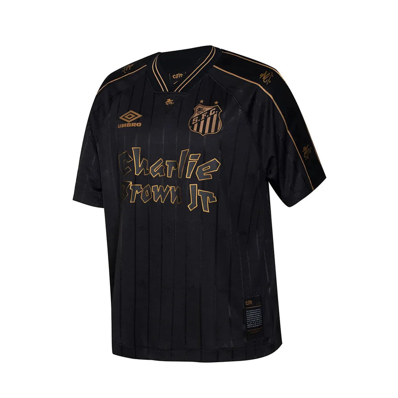 Camisa Santos x Charlie Brown Legacy 2024/25 Preta - Modelo Torcedor