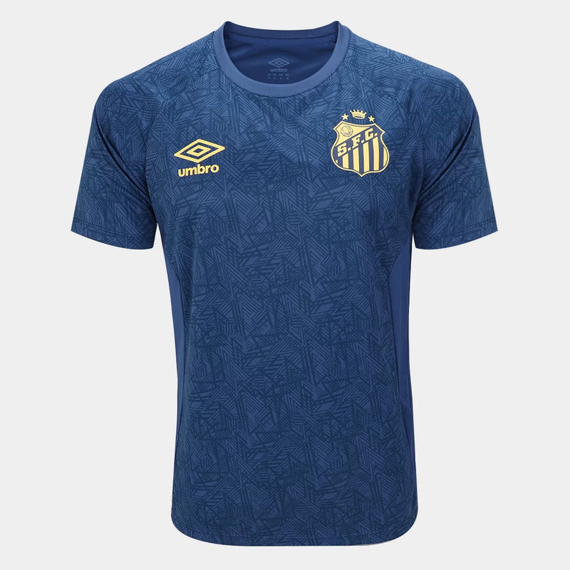 Camisa Santos Treino 2024/25 Azul - Modelo Torcedor