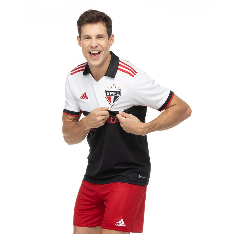 Camisa São Paulo lll 2022/23 Branca e Preta - Modelo Torcedor