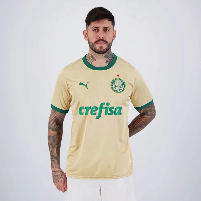 Camisa Palmeiras lll 2024/25 Dourada - Modelo Torcedor