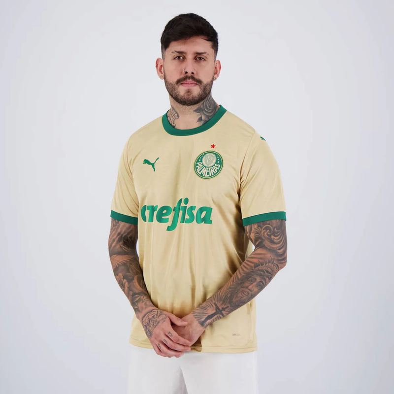 Camisa Palmeiras lll 2024/25 Dourada - Modelo Torcedor