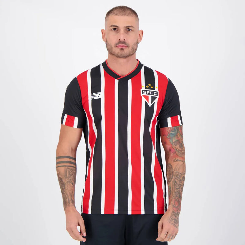 Camisa São Paulo ll 2024/25 Tricolor - Lucas N7