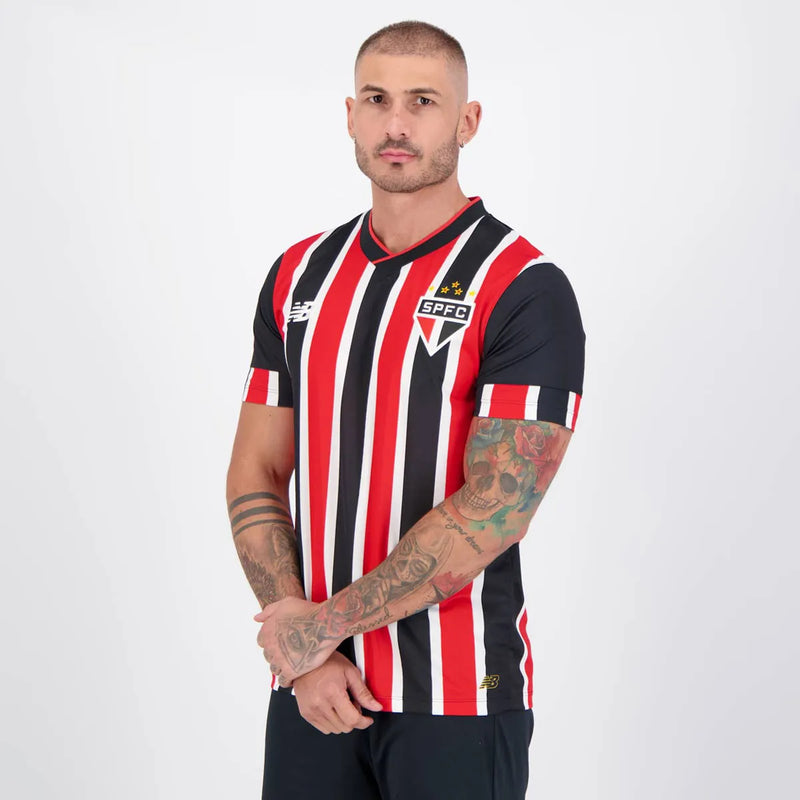 Camisa São Paulo ll 2024/25 Tricolor - Lucas N7