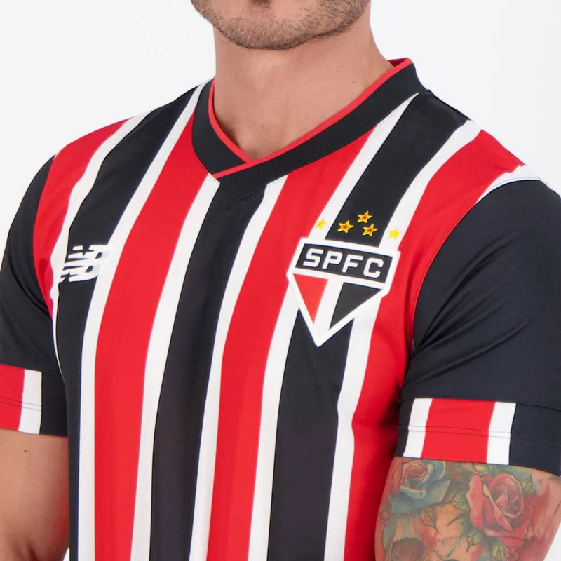 Camisa São Paulo ll 2024/25 Tricolor - Lucas N7