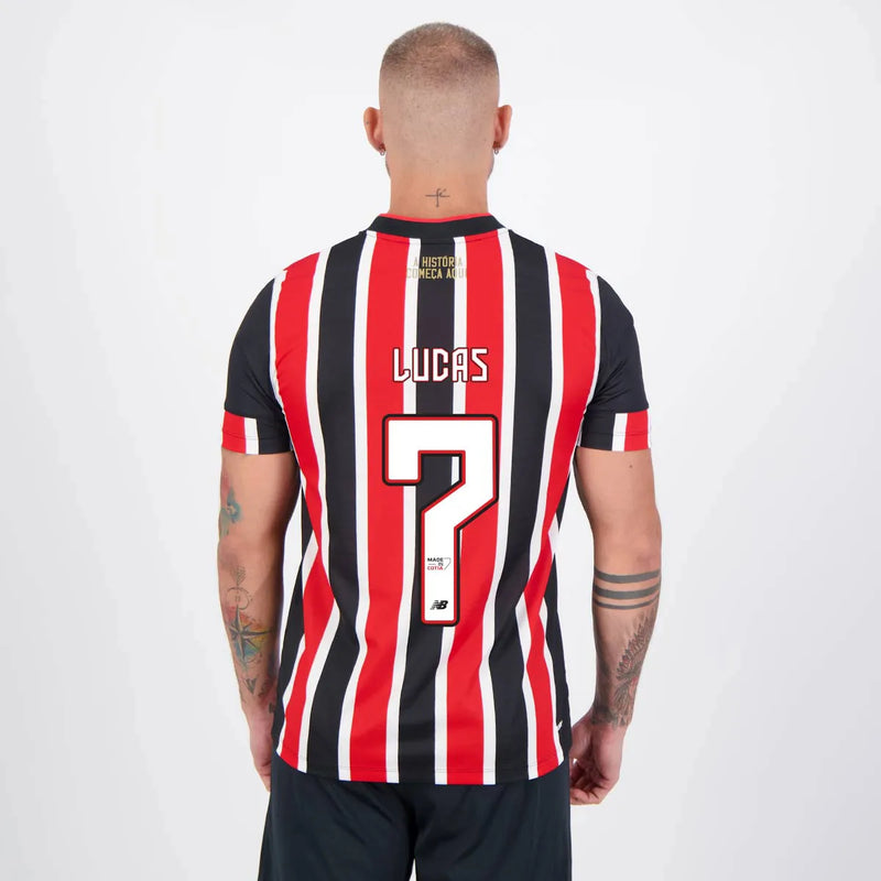 Camisa São Paulo ll 2024/25 Tricolor - Lucas N7